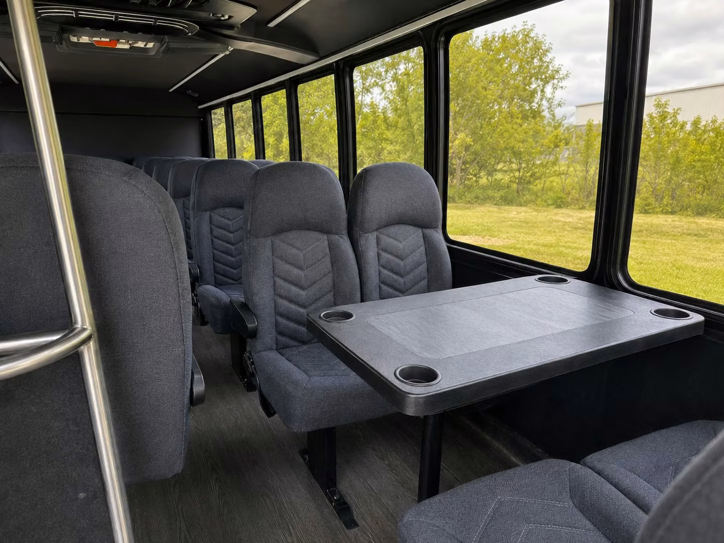 18 passenger minibus inside