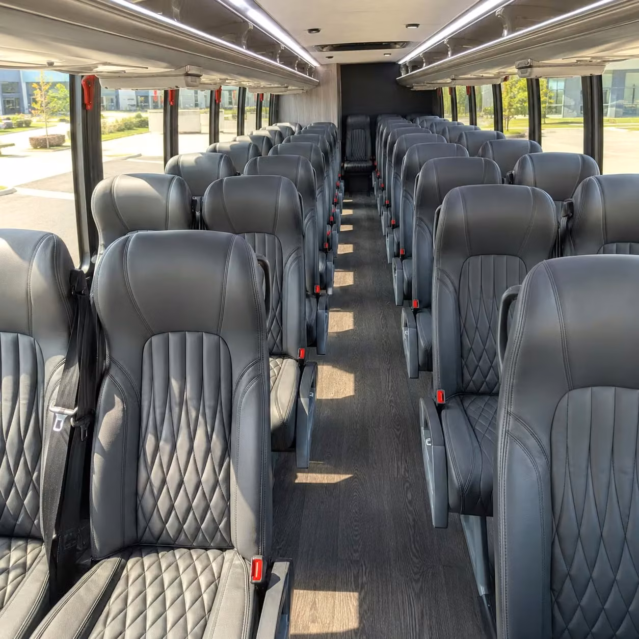 28 passenger minibus inside