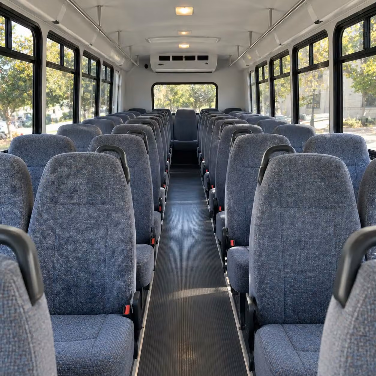 35 passenger minibus inside