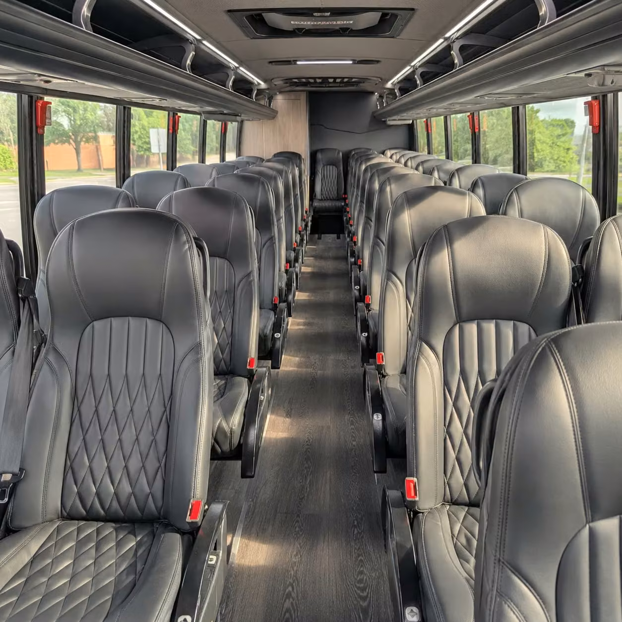 35 passenger minibus interior
