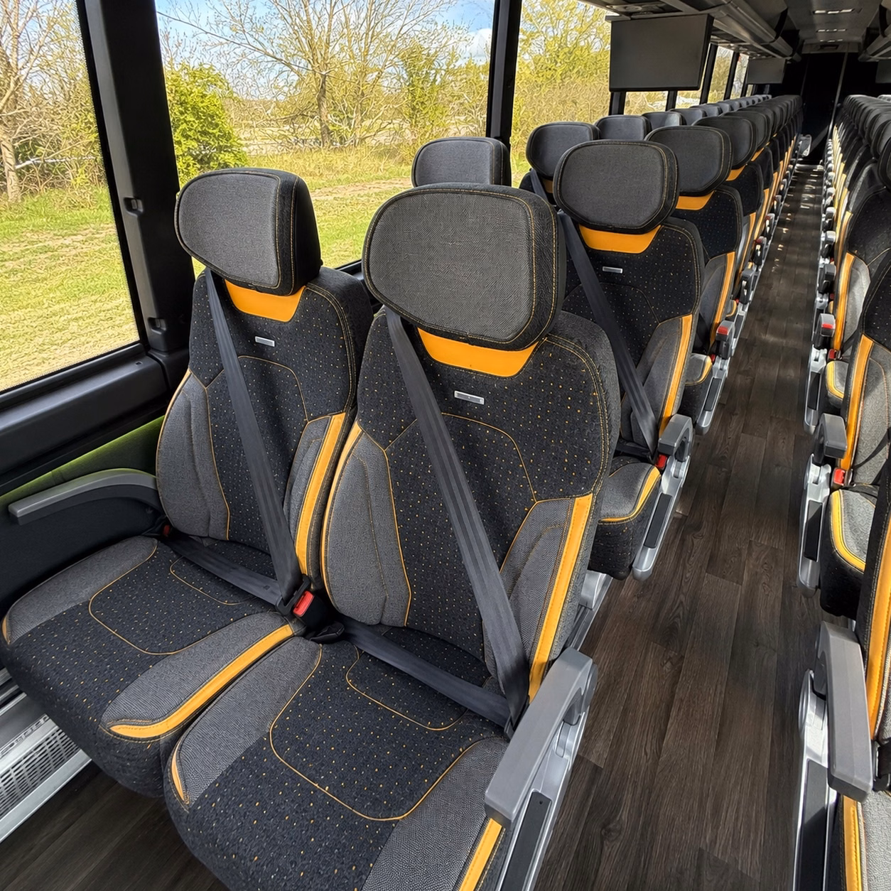 inglewood charter bus interior