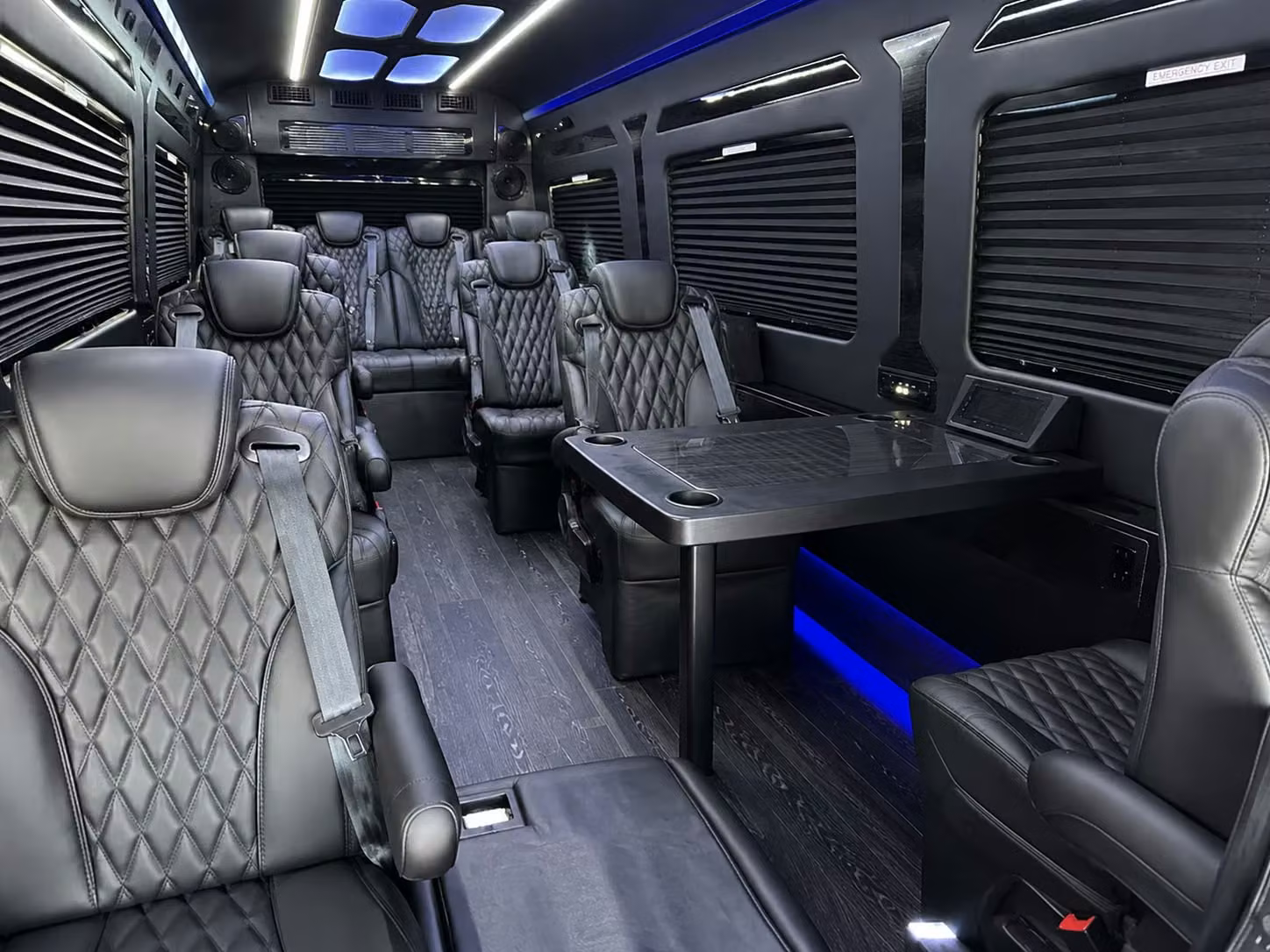 sprinter van with driver interior