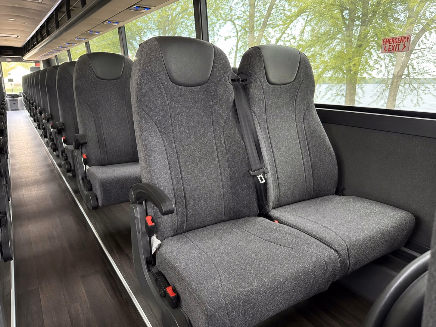 use a charter bus to move military personnel near los angeles air force base